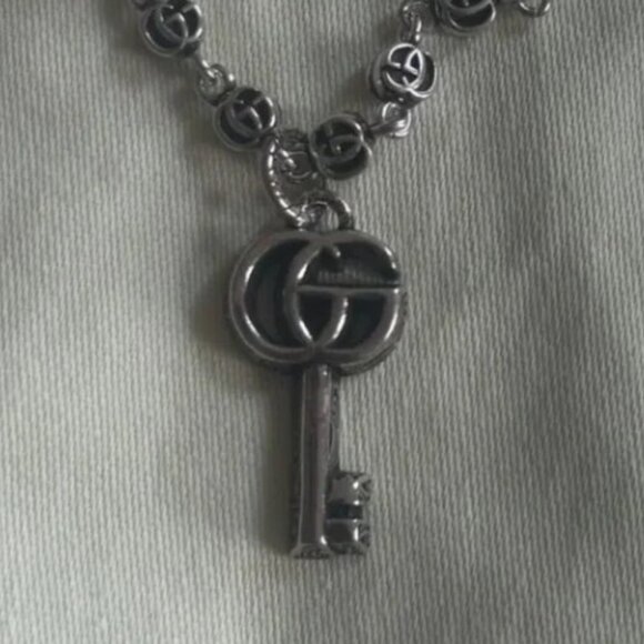 Gucci key pendant GG necklace - Picture 4 of 6